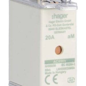 Hager LNH000020M6A NH-zekering 20 A 3 stuk(s) Hager LNH000020M6A NH-zekering 20 A 3 stuk(s)