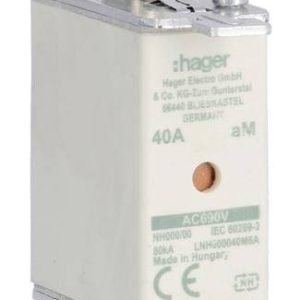 Hager LNH000040M6A NH-zekering 40 A 3 stuk(s) Hager LNH000040M6A NH-zekering 40 A 3 stuk(s)