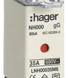 Hager LNH00035M6 NH-zekering 35 A 3 stuk(s) Hager LNH00035M6 NH-zekering 35 A 3 stuk(s)