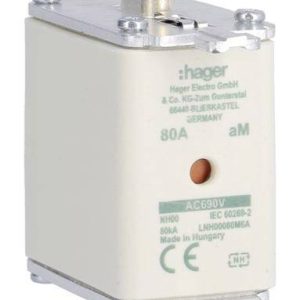 Hager LNH00080M6A NH-zekering 80 A 3 stuk(s) Hager LNH00080M6A NH-zekering 80 A 3 stuk(s)