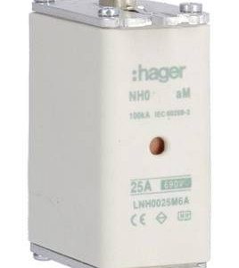 Hager LNH0025M6A NH-zekering 25 A 3 stuk(s) Hager LNH0025M6A NH-zekering 25 A 3 stuk(s)