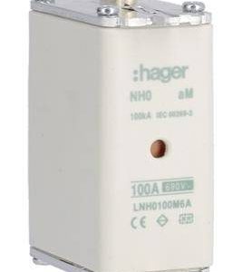 Hager LNH0100M6A NH-zekering 100 A 3 stuk(s) Hager LNH0100M6A NH-zekering 100 A 3 stuk(s)
