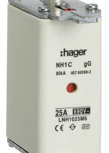 Hager LNH1025M6 NH-zekering 25 A 3 stuk(s) Hager LNH1025M6 NH-zekering 25 A 3 stuk(s)