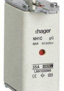 Hager LNH1035M6 NH-zekering 35 A 3 stuk(s) Hager LNH1035M6 NH-zekering 35 A 3 stuk(s)