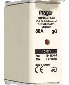 Hager LNH1080M6 NH-zekering 80 A 3 stuk(s)