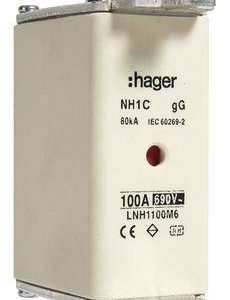 Hager LNH1100M6 NH-zekering 100 A 3 stuk(s)