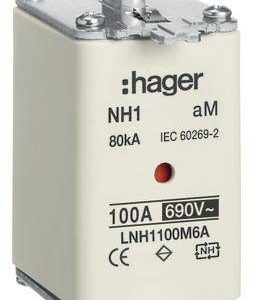 Hager LNH1100M6A NH-zekering 100 A 3 stuk(s)