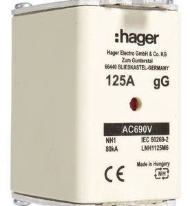Hager LNH1125M6 NH-zekering 125 A 3 stuk(s)