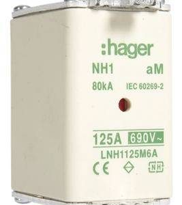 Hager LNH1125M6A NH-zekering 125 A 3 stuk(s)