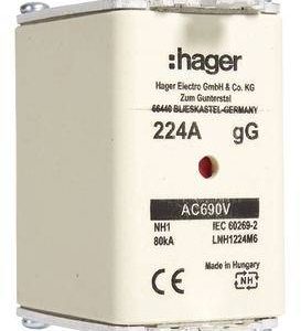 Hager LNH1224M6 NH-zekering 224 A 3 stuk(s) Hager LNH1224M6 NH-zekering 224 A 3 stuk(s)