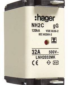 Hager LNH2032MK NH-zekering 32 A 3 stuk(s) Hager LNH2032MK NH-zekering 32 A 3 stuk(s)