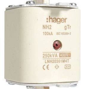 Hager LNH20361M4T NH-zekering 361 A 3 stuk(s) Hager LNH20361M4T NH-zekering 361 A 3 stuk(s)