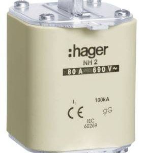 Hager LNH2080M6 NH-zekering 80 A 3 stuk(s) Hager LNH2080M6 NH-zekering 80 A 3 stuk(s)