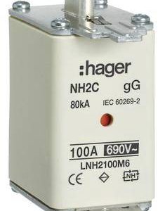 Hager LNH2100M6 NH-zekering 100 A 3 stuk(s) Hager LNH2100M6 NH-zekering 100 A 3 stuk(s)
