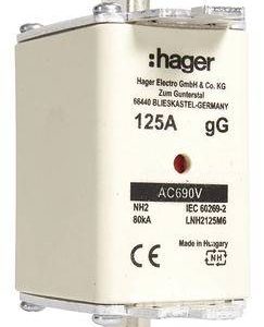 Hager LNH2125M6 NH-zekering 125 A 3 stuk(s) Hager LNH2125M6 NH-zekering 125 A 3 stuk(s)
