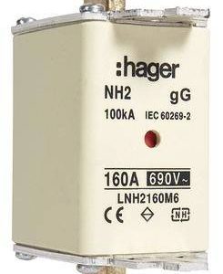 Hager LNH2160M6 NH-zekering 160 A 3 stuk(s) Hager LNH2160M6 NH-zekering 160 A 3 stuk(s)