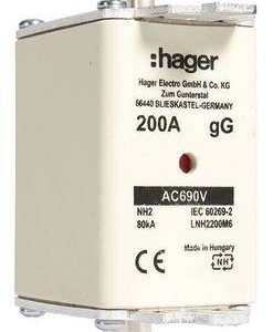 Hager LNH2200M6 NH-zekering 200 A 3 stuk(s) Hager LNH2200M6 NH-zekering 200 A 3 stuk(s)
