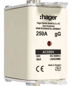 Hager LNH2250M6 NH-zekering 250 A 3 stuk(s) Hager LNH2250M6 NH-zekering 250 A 3 stuk(s)