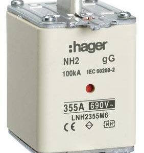 Hager LNH2355M6 NH-zekering 355 A 3 stuk(s) Hager LNH2355M6 NH-zekering 355 A 3 stuk(s)