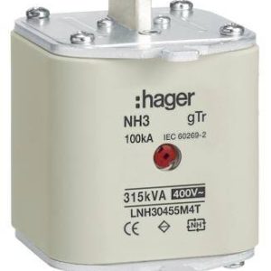 Hager LNH30455M4T NH-zekering 455 A 3 stuk(s) Hager LNH30455M4T NH-zekering 455 A 3 stuk(s)
