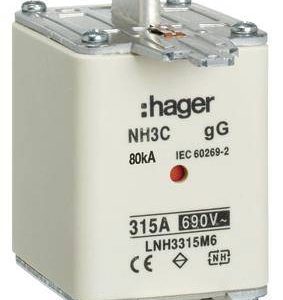 Hager LNH3315M6 NH-zekering 315 A 3 stuk(s)