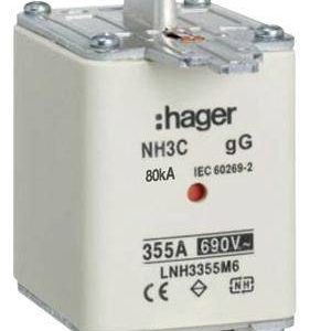 Hager LNH3355M6 NH-zekering 355 A 3 stuk(s)
