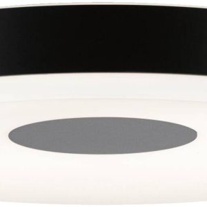 Paulmann 79518 Pane II LED-plafondlamp LED 23 W Zwart, Grijs Paulmann 79518 Pane II LED-plafondlamp LED 23 W Zwart, Grijs