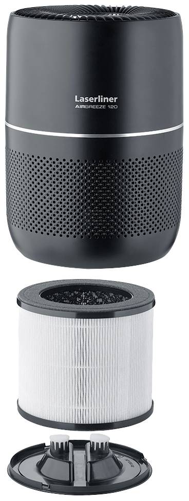Laserliner 085.121A AirBreeze 120 Filter-Set Reservefilter Wit/zwart
