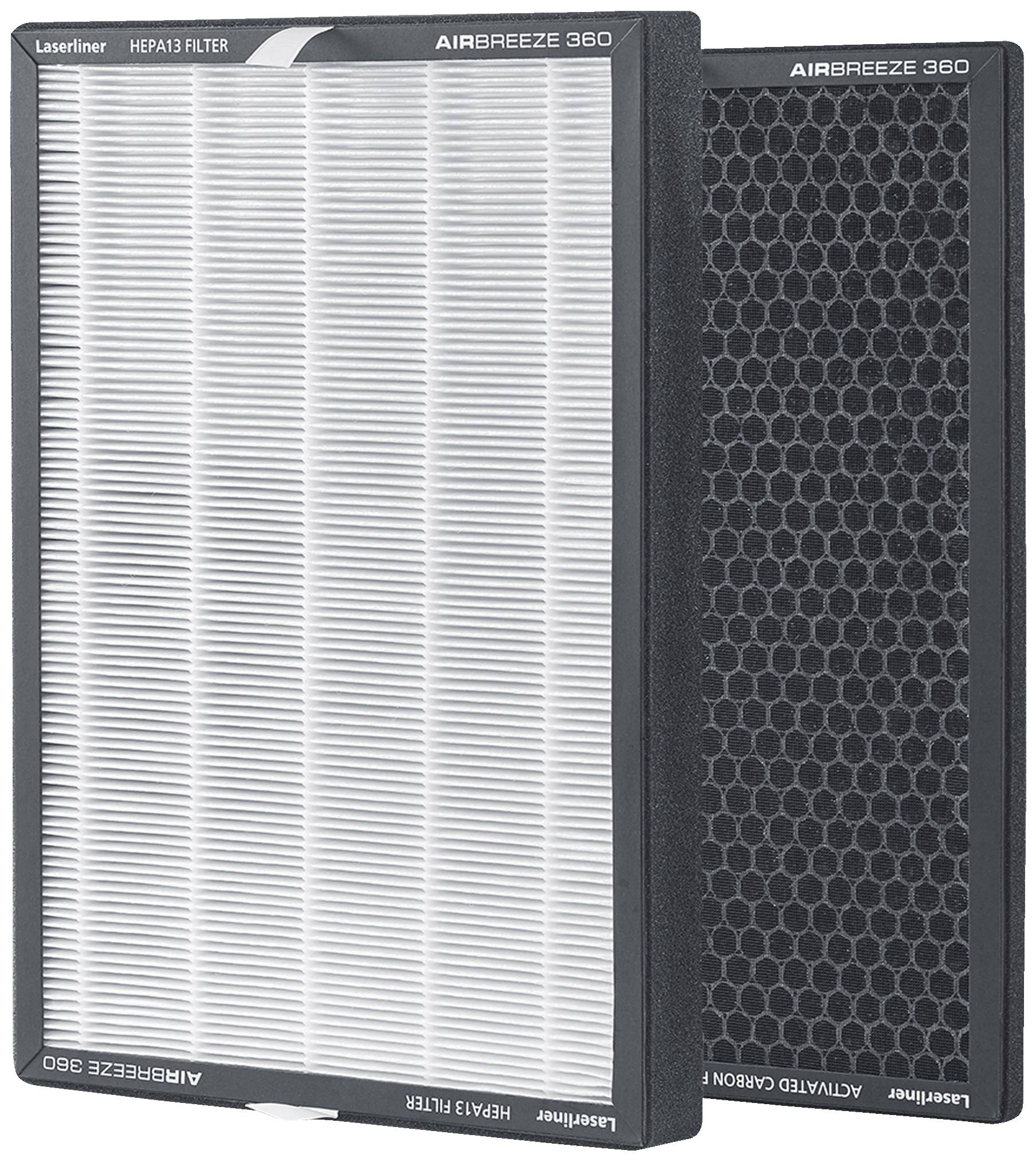 Laserliner 085.361A AirBreeze 360 Filter-Set Reservefilter Wit/zwart