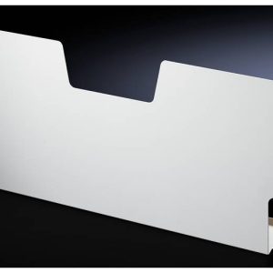 Rittal 4115500 Schakelplantas van staalplaat voor deurbreedte 500 mm Schakelschema houder Kunststof Grijs 1 stuk(s)