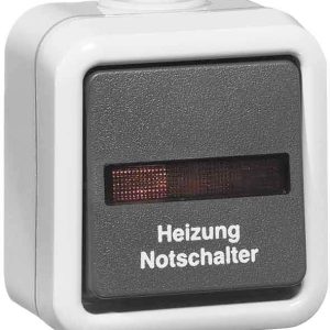 PEHA by Honeywell 302211 Verwarmingsnoodschakelaar Compleet Grijs 1 stuk(s) PEHA by Honeywell 302211 Verwarmingsnoodschakelaar Compleet Grijs 1 stuk(s)