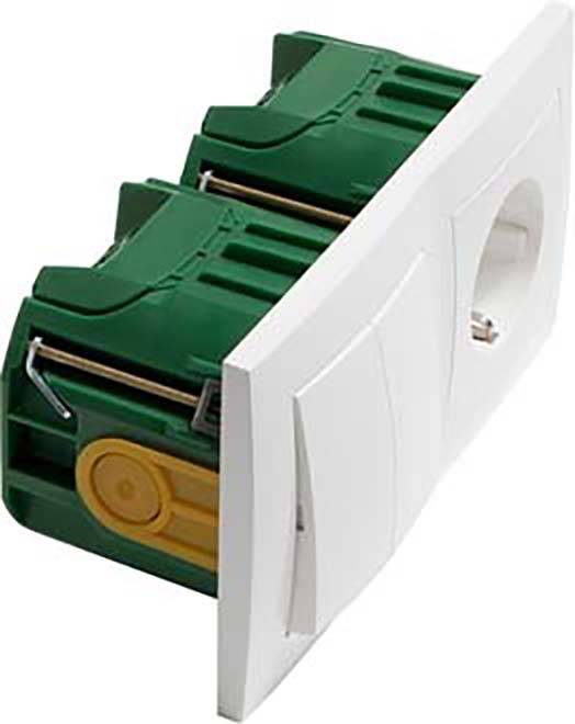 PEHA by Honeywell 75261 Schakel-/stopcontact combinatie Compleet Wit 1 stuk(s)