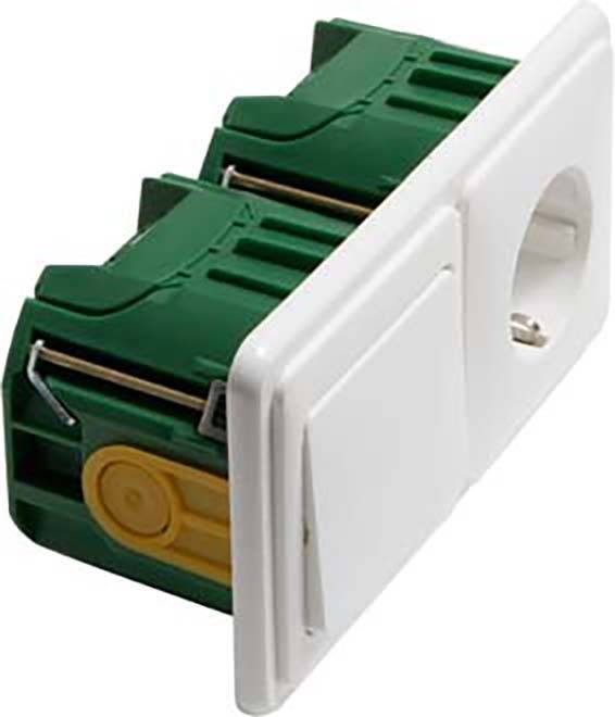 PEHA by Honeywell 75341 Schakel-/stopcontact combinatie Compleet Wit 1 stuk(s)