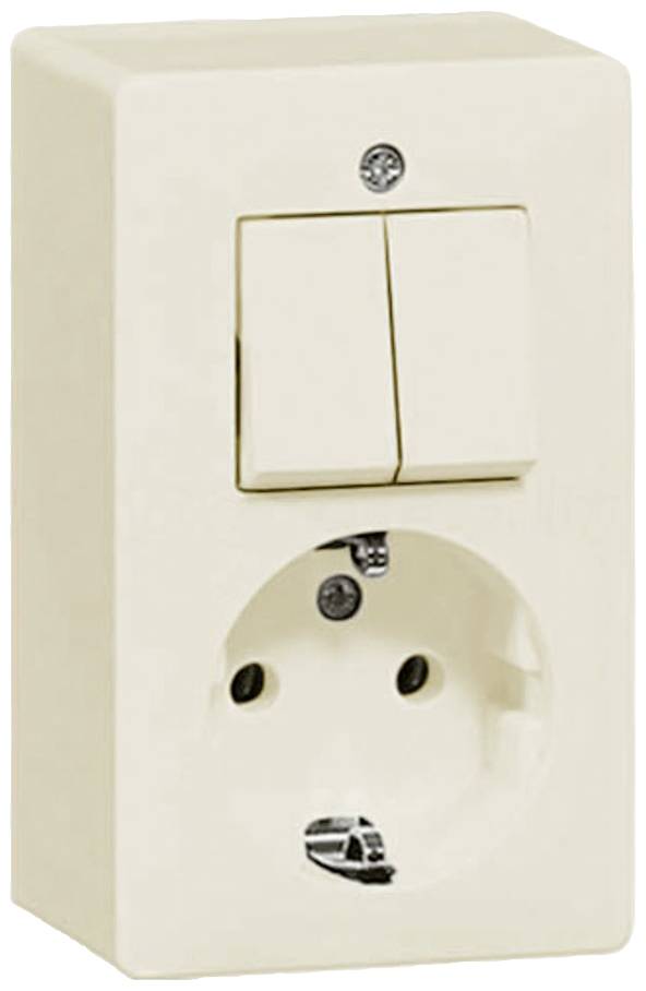 PEHA by Honeywell 275521 Schakel-/stopcontact combinatie Compleet Wit 1 stuk(s)