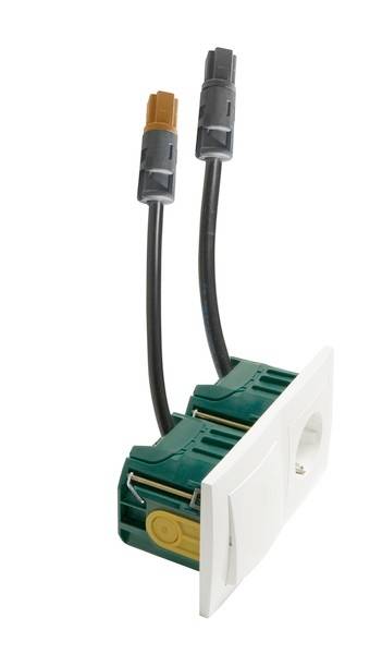 PEHA by Honeywell 75601 Schakel-/stopcontact combinatie Compleet Wit 1 stuk(s)