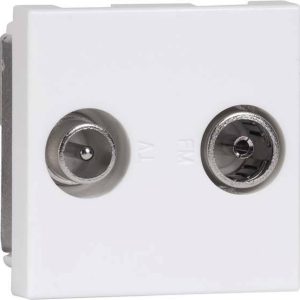 PEHA by Honeywell 524211 TV-contactdoos Inzetstuk Wit 1 stuk(s) PEHA by Honeywell 524211 TV-contactdoos Inzetstuk Wit 1 stuk(s)
