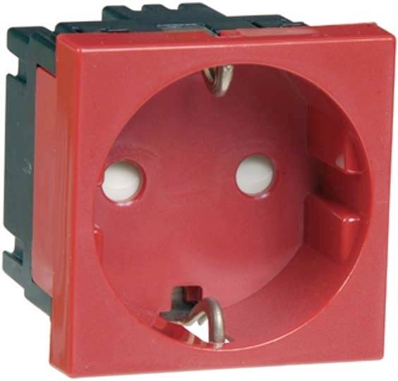 PEHA by Honeywell 517911 Wandcontactdoos Inzetstuk 1-voudig Rood 1 stuk(s)