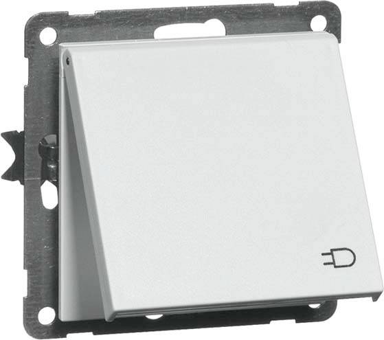 PEHA by Honeywell 155311 Wandcontactdoos Inzetstuk 1-voudig Aluminium 1 stuk(s)