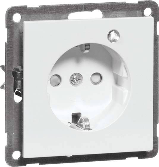 PEHA by Honeywell 56611 Wandcontactdoos Inzetstuk 1-voudig Aluminium 1 stuk(s)