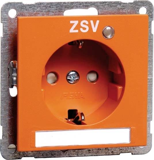 PEHA by Honeywell 18511 Wandcontactdoos Inzetstuk 1-voudig Oranje 1 stuk(s)