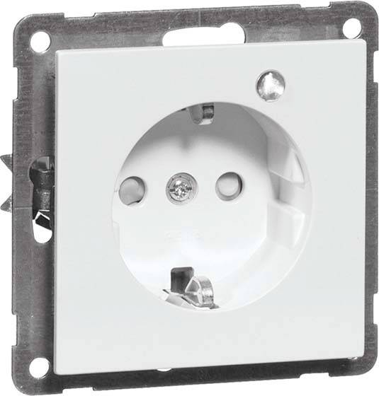 PEHA by Honeywell 41611 Wandcontactdoos Inzetstuk 1-voudig Zwart 1 stuk(s)