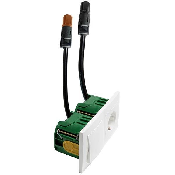 PEHA by Honeywell 76671 Schakel-/stopcontact combinatie Compleet Wit 1 stuk(s)
