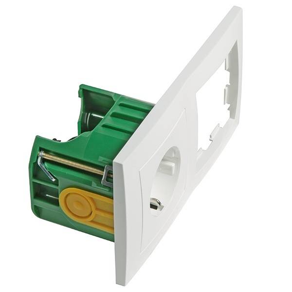 PEHA by Honeywell 76641 Wandcontactdoos Compleet 1-voudig Wit 1 stuk(s)