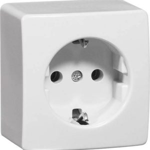 PEHA by Honeywell 485111 Wandcontactdoos Compleet 1-voudig Wit 1 stuk(s)