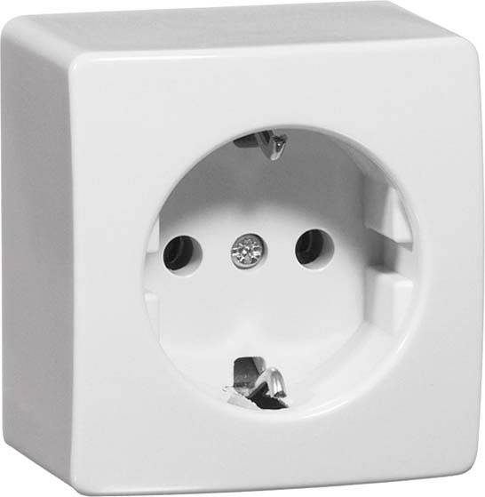 PEHA by Honeywell 485111 Wandcontactdoos Compleet 1-voudig Wit 1 stuk(s)