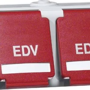 PEHA by Honeywell 814311 Wandcontactdoos met randaarde en klapdeksel Compleet 1-voudig Rood 1 stuk(s) PEHA by Honeywell 814311 Wandcontactdoos met randaarde en klapdeksel Compleet 1-voudig Rood 1 stuk(s)