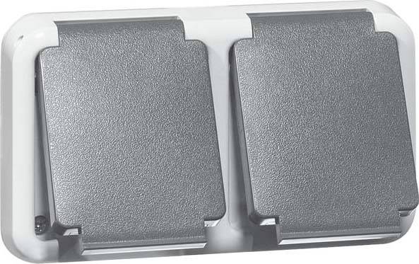 PEHA by Honeywell 312751 Wandcontactdoos Compleet 1-voudig Grijs 1 stuk(s)
