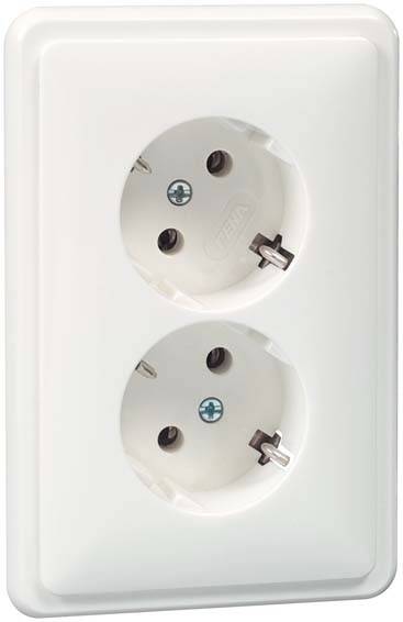 PEHA by Honeywell 490521 Wandcontactdoos Compleet 1-voudig Wit 1 stuk(s)