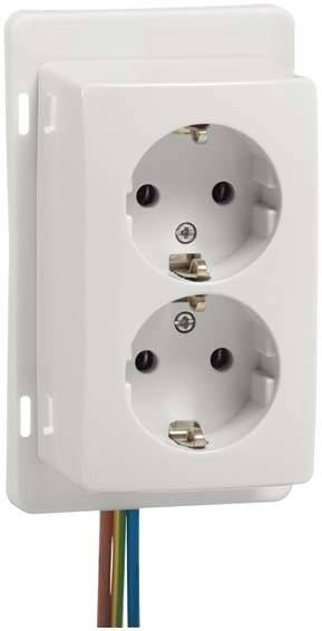 PEHA by Honeywell 495321 Wandcontactdoos Compleet 1-voudig Wit 1 stuk(s)