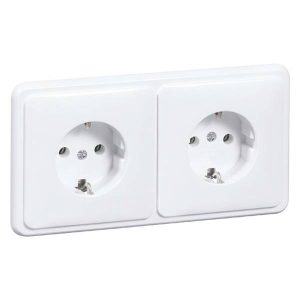 PEHA by Honeywell 490221 Wandcontactdoos Compleet 1-voudig Wit 1 stuk(s)